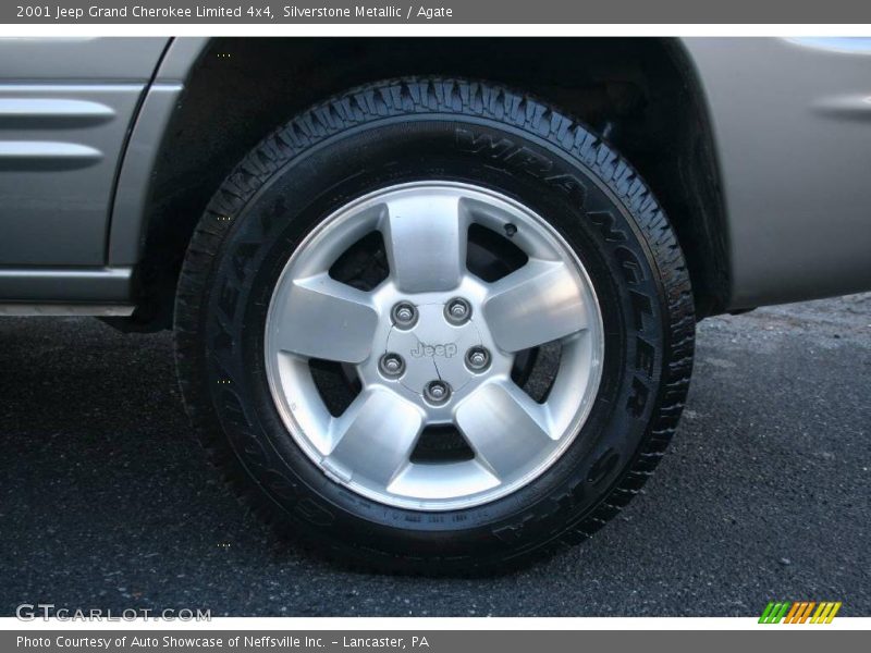 Silverstone Metallic / Agate 2001 Jeep Grand Cherokee Limited 4x4