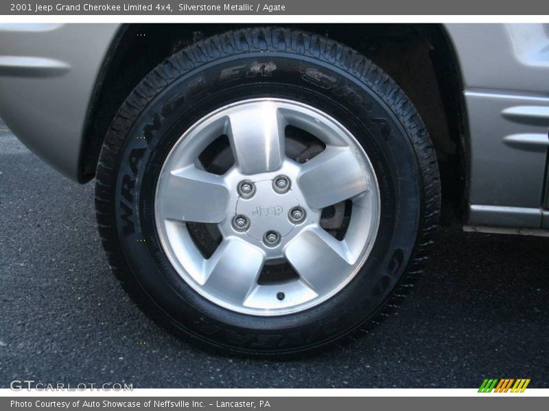 Silverstone Metallic / Agate 2001 Jeep Grand Cherokee Limited 4x4