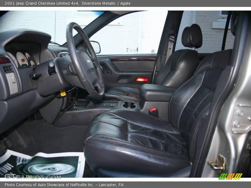 Silverstone Metallic / Agate 2001 Jeep Grand Cherokee Limited 4x4