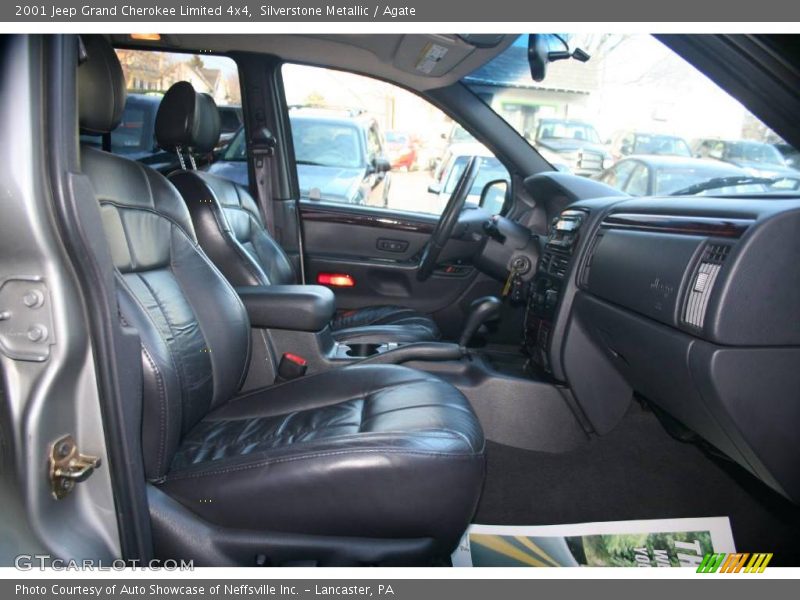 Silverstone Metallic / Agate 2001 Jeep Grand Cherokee Limited 4x4