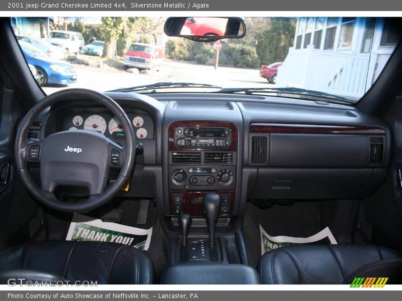 Silverstone Metallic / Agate 2001 Jeep Grand Cherokee Limited 4x4