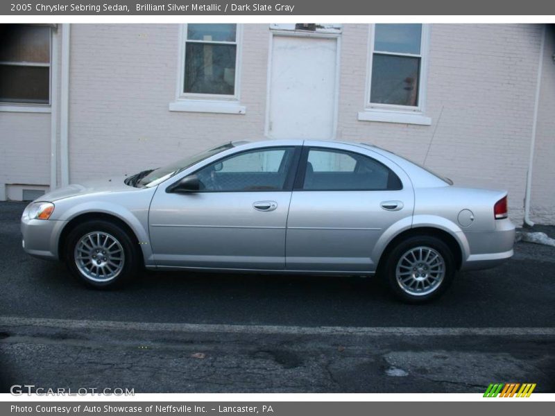 Brilliant Silver Metallic / Dark Slate Gray 2005 Chrysler Sebring Sedan