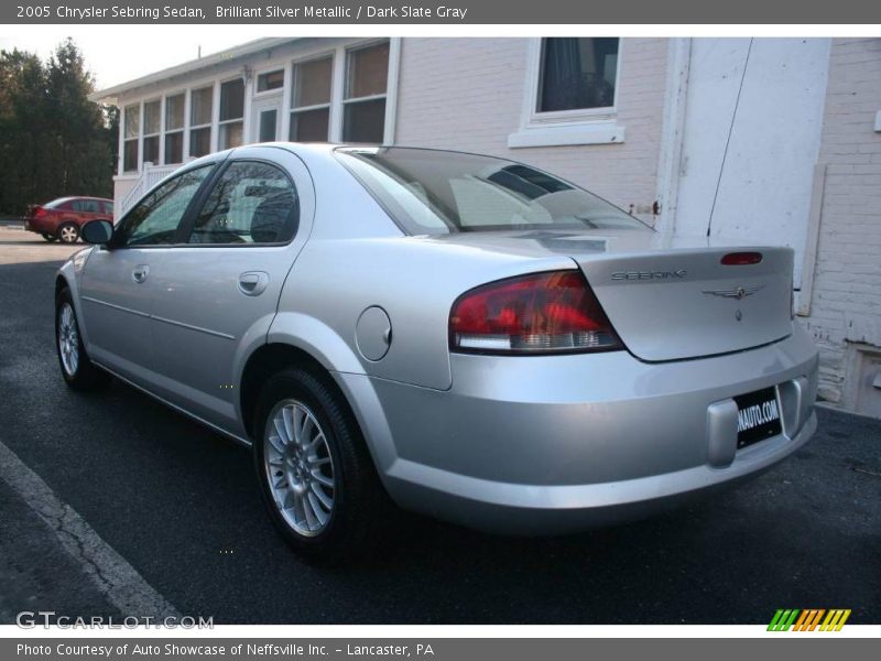 Brilliant Silver Metallic / Dark Slate Gray 2005 Chrysler Sebring Sedan