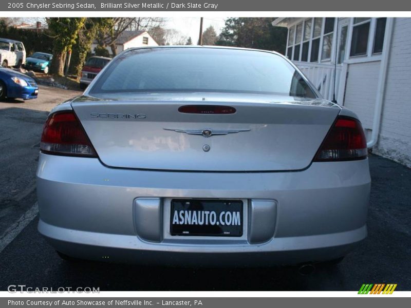 Brilliant Silver Metallic / Dark Slate Gray 2005 Chrysler Sebring Sedan