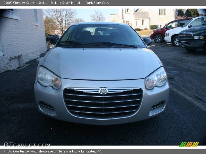 Brilliant Silver Metallic / Dark Slate Gray 2005 Chrysler Sebring Sedan