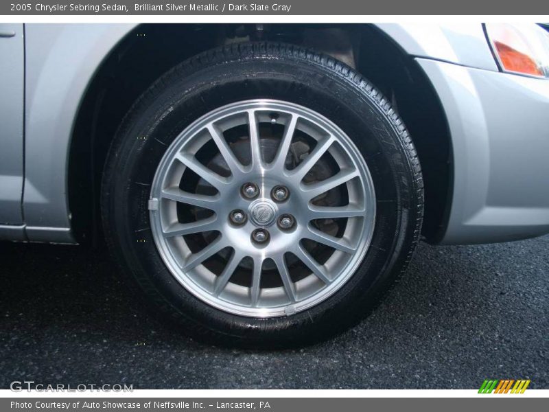 Brilliant Silver Metallic / Dark Slate Gray 2005 Chrysler Sebring Sedan