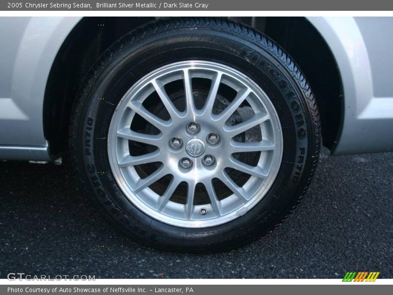 Brilliant Silver Metallic / Dark Slate Gray 2005 Chrysler Sebring Sedan