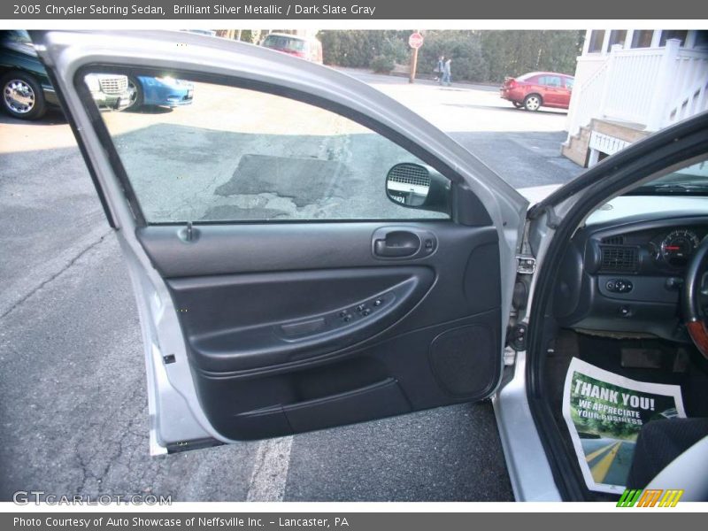 Brilliant Silver Metallic / Dark Slate Gray 2005 Chrysler Sebring Sedan
