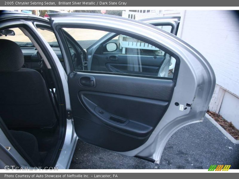 Brilliant Silver Metallic / Dark Slate Gray 2005 Chrysler Sebring Sedan
