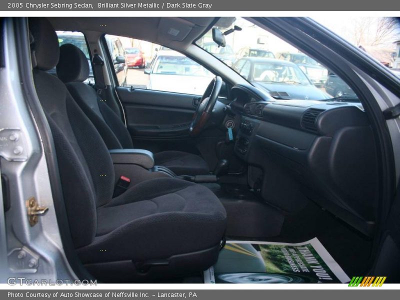 Brilliant Silver Metallic / Dark Slate Gray 2005 Chrysler Sebring Sedan