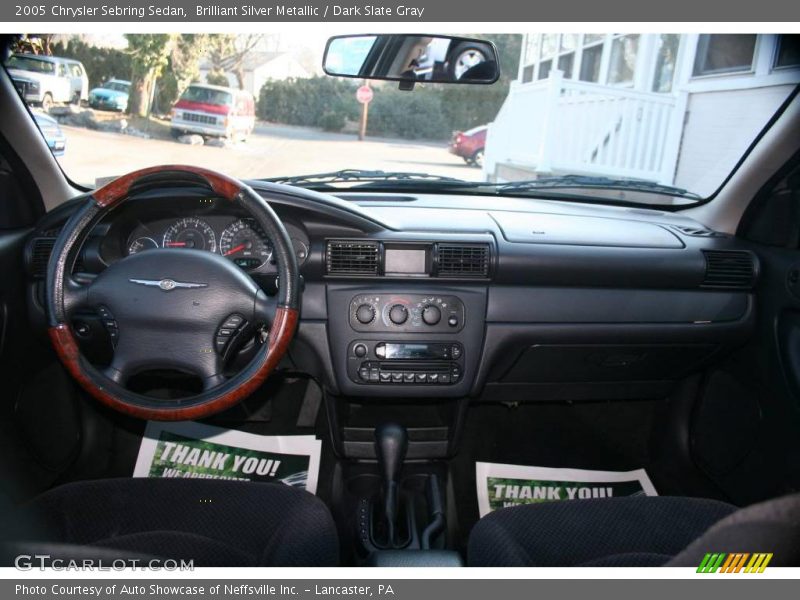 Brilliant Silver Metallic / Dark Slate Gray 2005 Chrysler Sebring Sedan