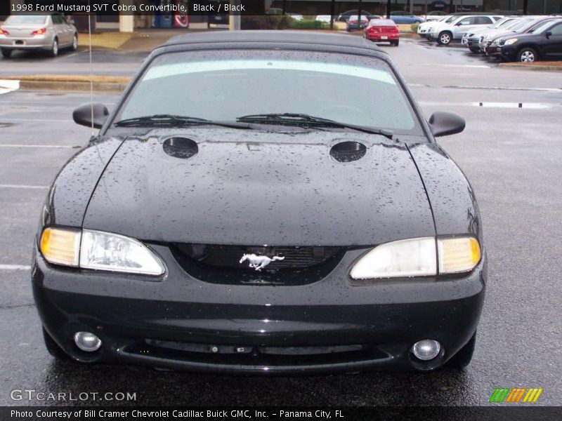 Black / Black 1998 Ford Mustang SVT Cobra Convertible