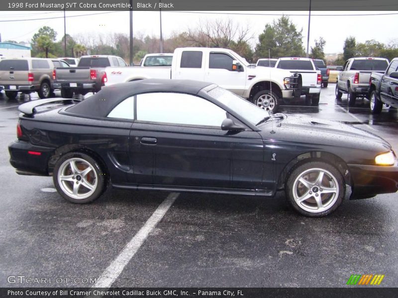 Black / Black 1998 Ford Mustang SVT Cobra Convertible
