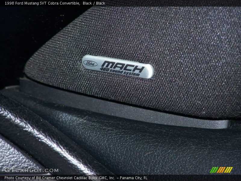 Black / Black 1998 Ford Mustang SVT Cobra Convertible