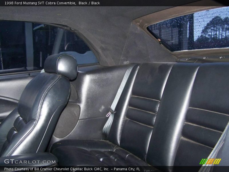 Black / Black 1998 Ford Mustang SVT Cobra Convertible