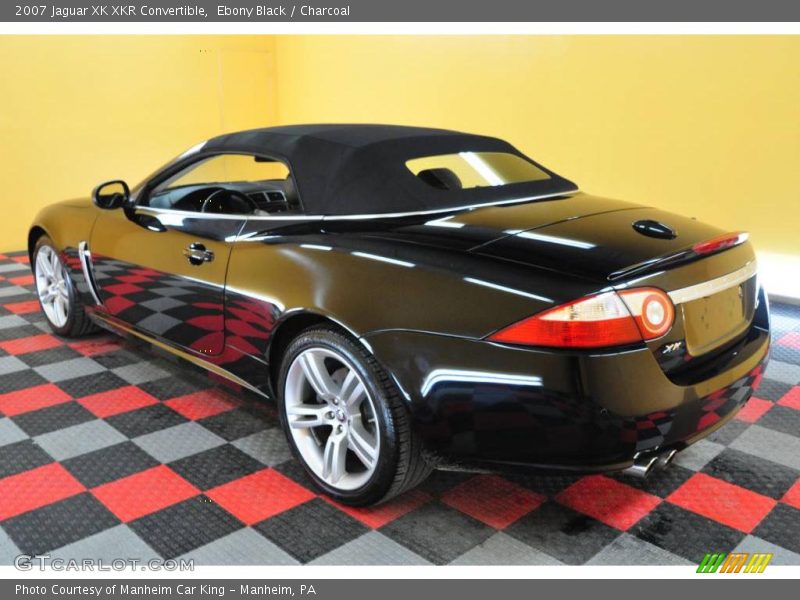 Ebony Black / Charcoal 2007 Jaguar XK XKR Convertible
