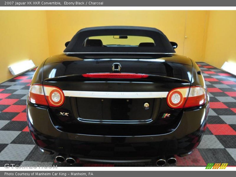 Ebony Black / Charcoal 2007 Jaguar XK XKR Convertible