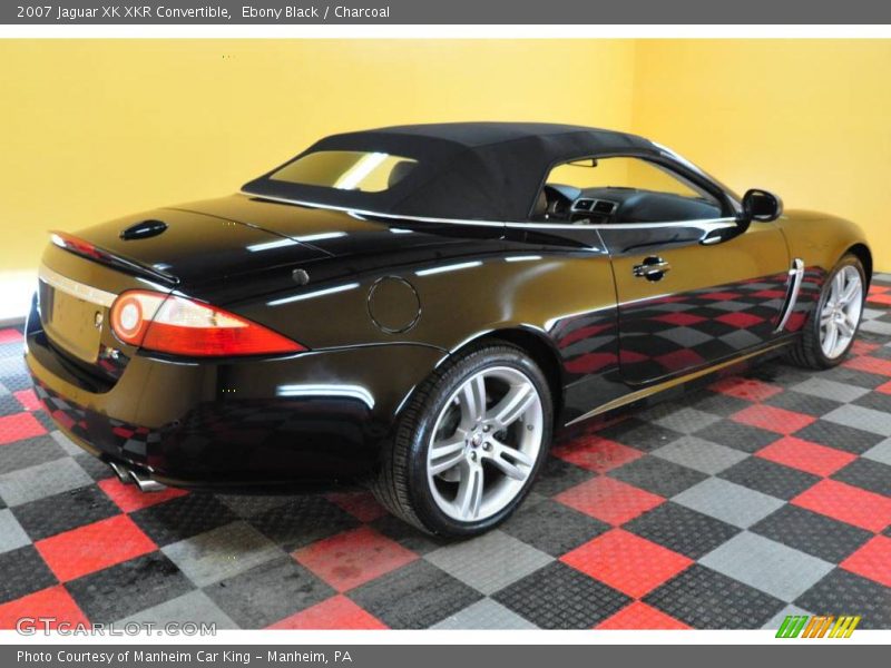 Ebony Black / Charcoal 2007 Jaguar XK XKR Convertible