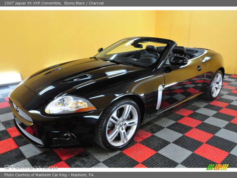 Ebony Black / Charcoal 2007 Jaguar XK XKR Convertible