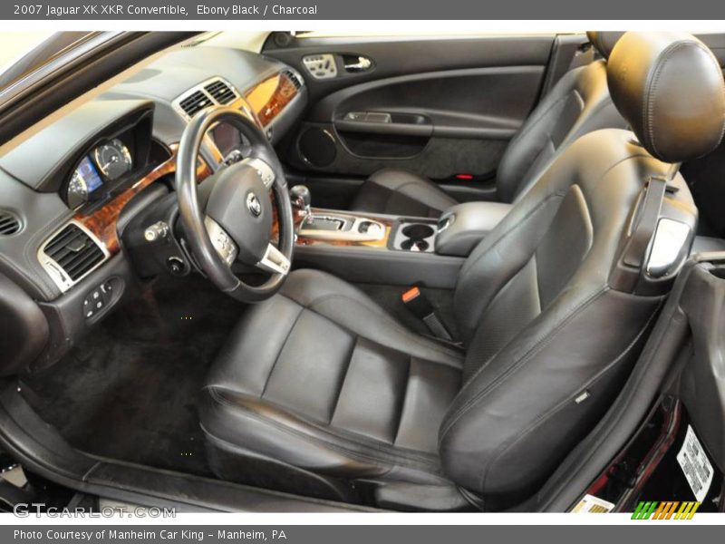 Ebony Black / Charcoal 2007 Jaguar XK XKR Convertible
