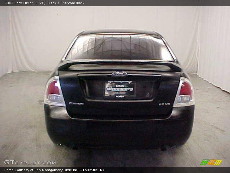 Black / Charcoal Black 2007 Ford Fusion SE V6