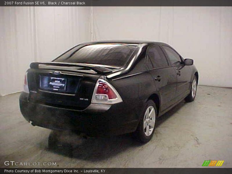 Black / Charcoal Black 2007 Ford Fusion SE V6