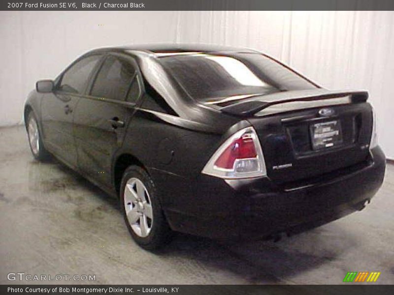 Black / Charcoal Black 2007 Ford Fusion SE V6