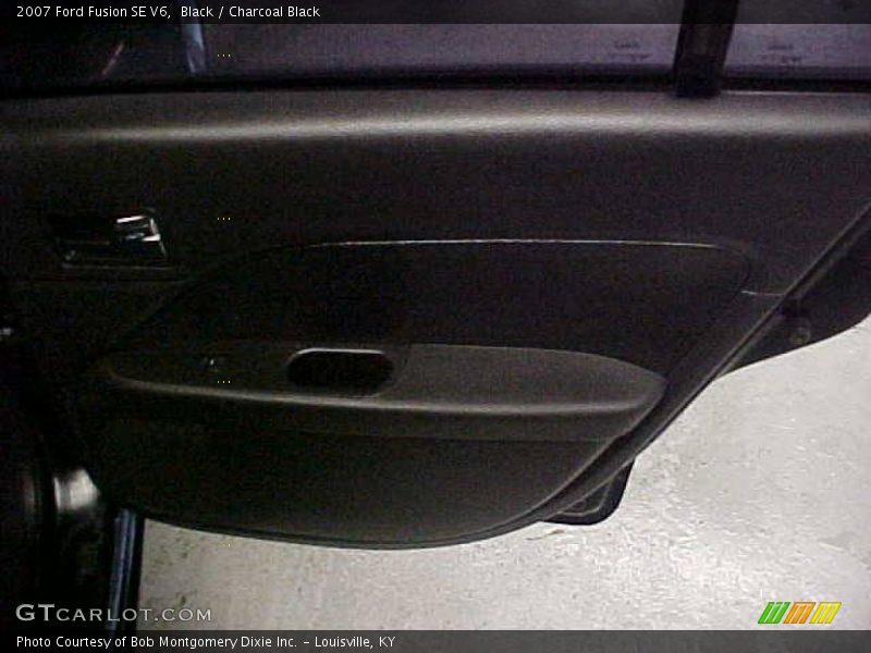 Black / Charcoal Black 2007 Ford Fusion SE V6
