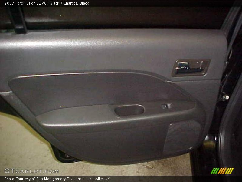 Black / Charcoal Black 2007 Ford Fusion SE V6