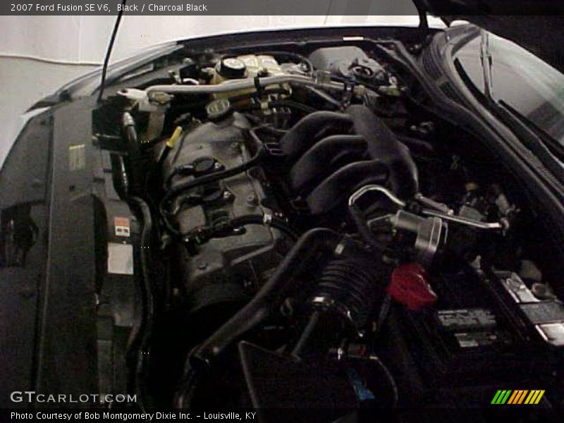 Black / Charcoal Black 2007 Ford Fusion SE V6