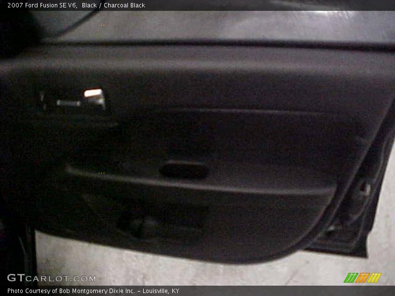 Black / Charcoal Black 2007 Ford Fusion SE V6