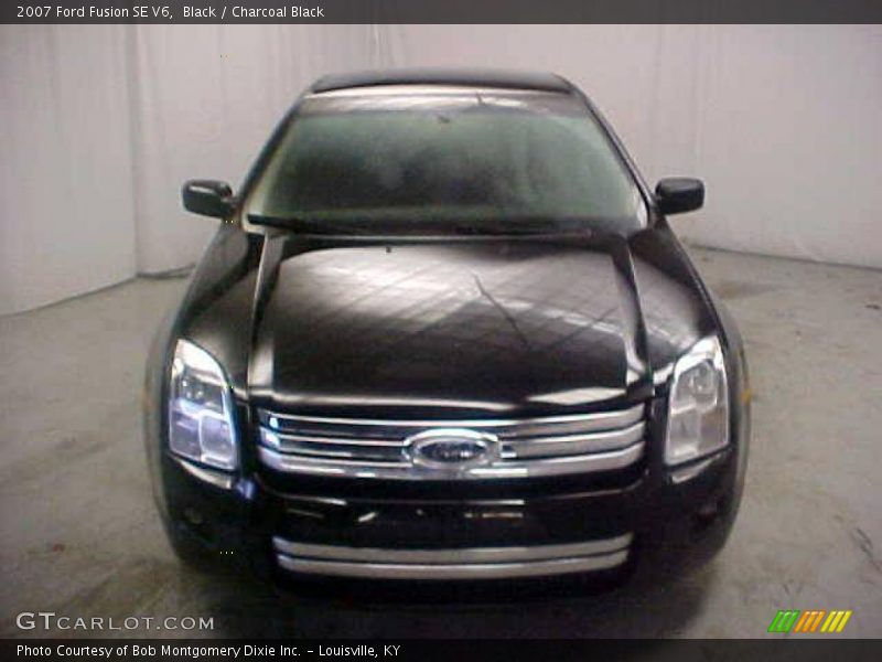 Black / Charcoal Black 2007 Ford Fusion SE V6