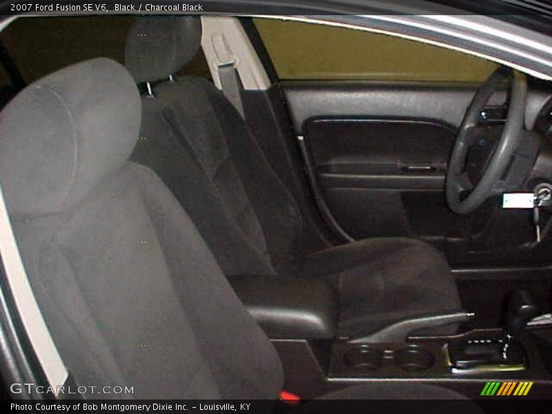 Black / Charcoal Black 2007 Ford Fusion SE V6