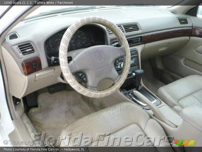 Taffeta White / Parchment 1998 Acura CL 2.3