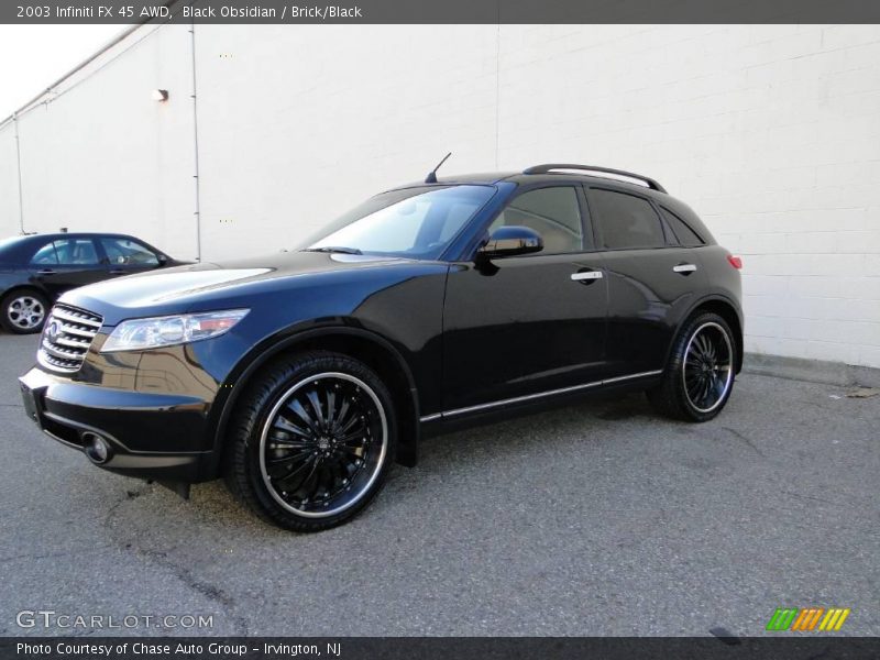 Black Obsidian / Brick/Black 2003 Infiniti FX 45 AWD