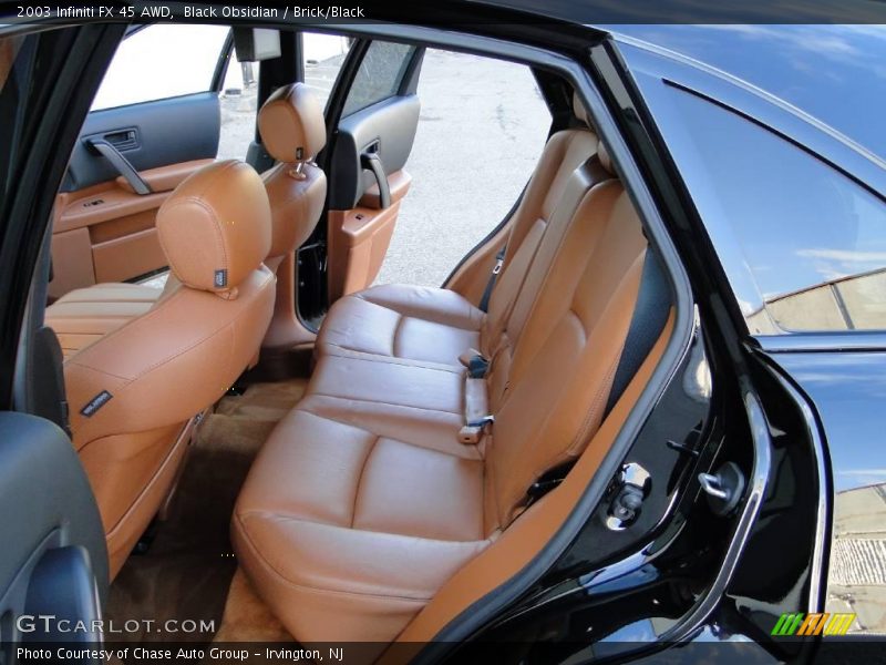 Black Obsidian / Brick/Black 2003 Infiniti FX 45 AWD