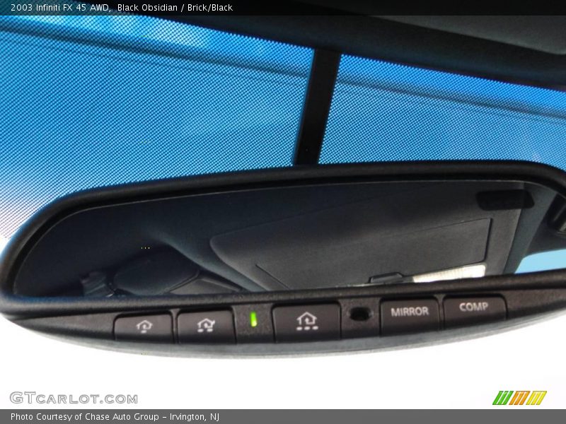 Black Obsidian / Brick/Black 2003 Infiniti FX 45 AWD