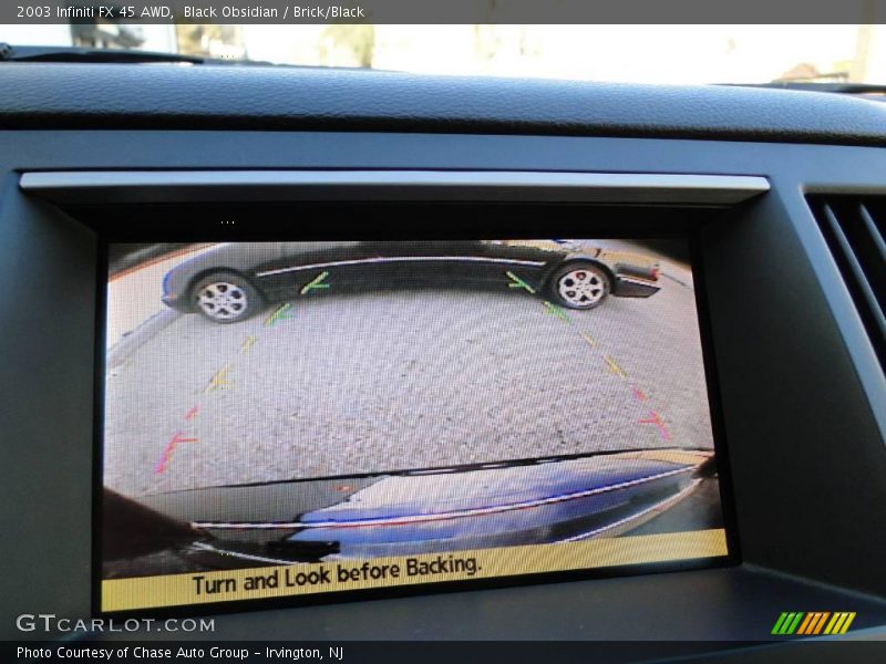 Black Obsidian / Brick/Black 2003 Infiniti FX 45 AWD