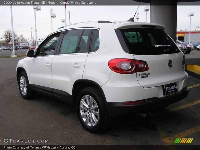 Candy White / Sandstone 2009 Volkswagen Tiguan SE 4Motion