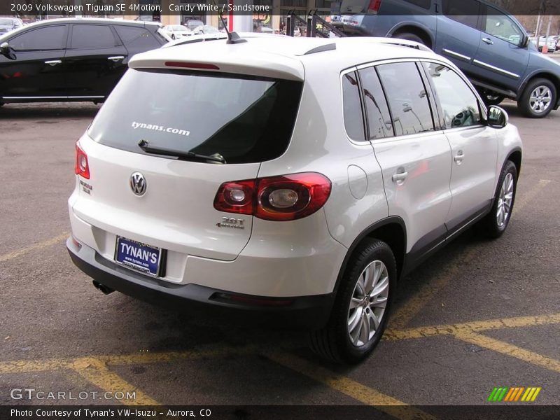 Candy White / Sandstone 2009 Volkswagen Tiguan SE 4Motion
