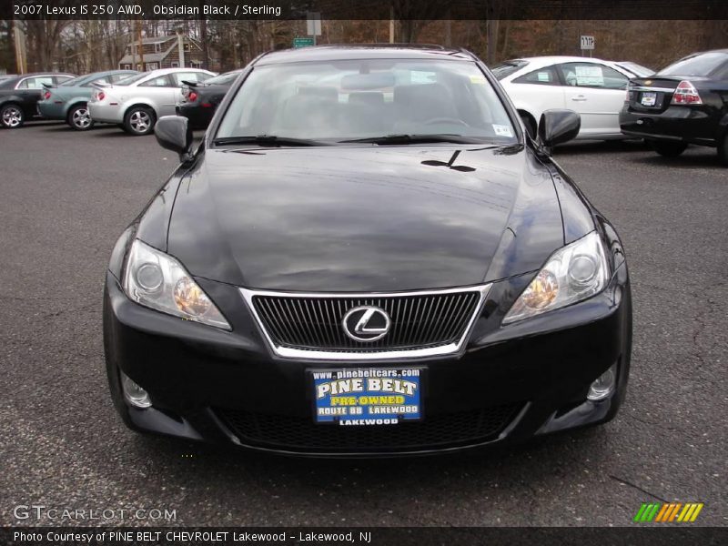 Obsidian Black / Sterling 2007 Lexus IS 250 AWD