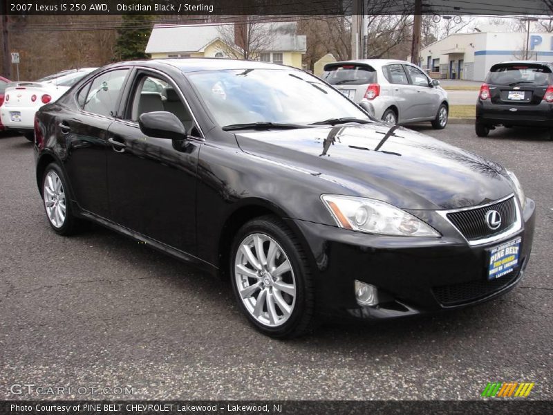 Obsidian Black / Sterling 2007 Lexus IS 250 AWD