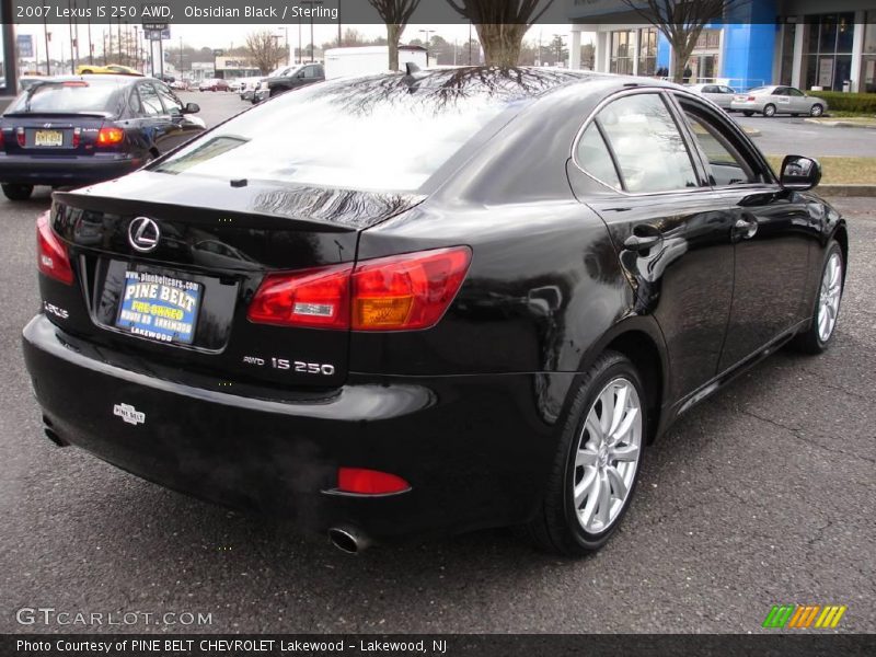 Obsidian Black / Sterling 2007 Lexus IS 250 AWD