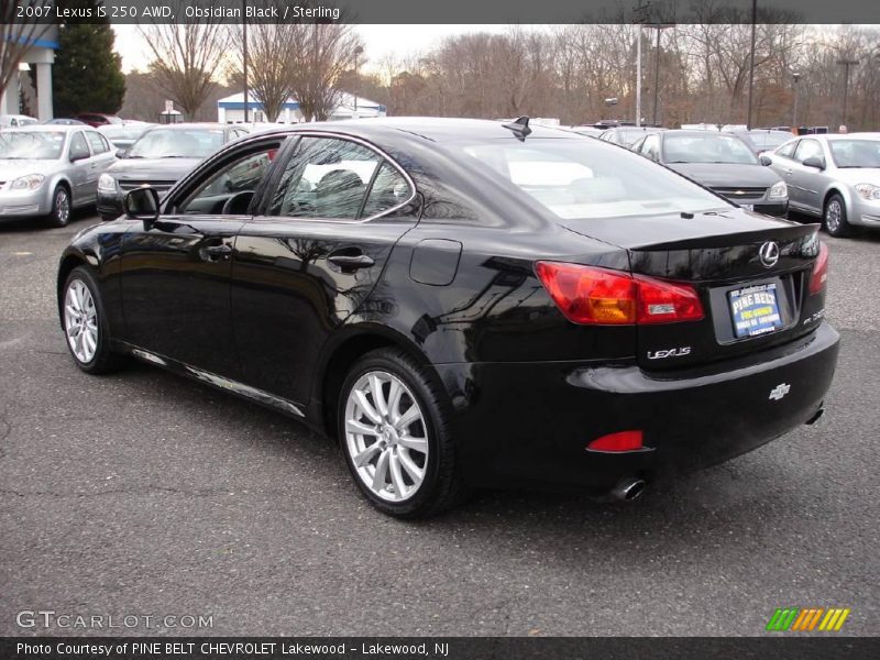 Obsidian Black / Sterling 2007 Lexus IS 250 AWD