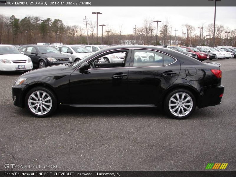 Obsidian Black / Sterling 2007 Lexus IS 250 AWD