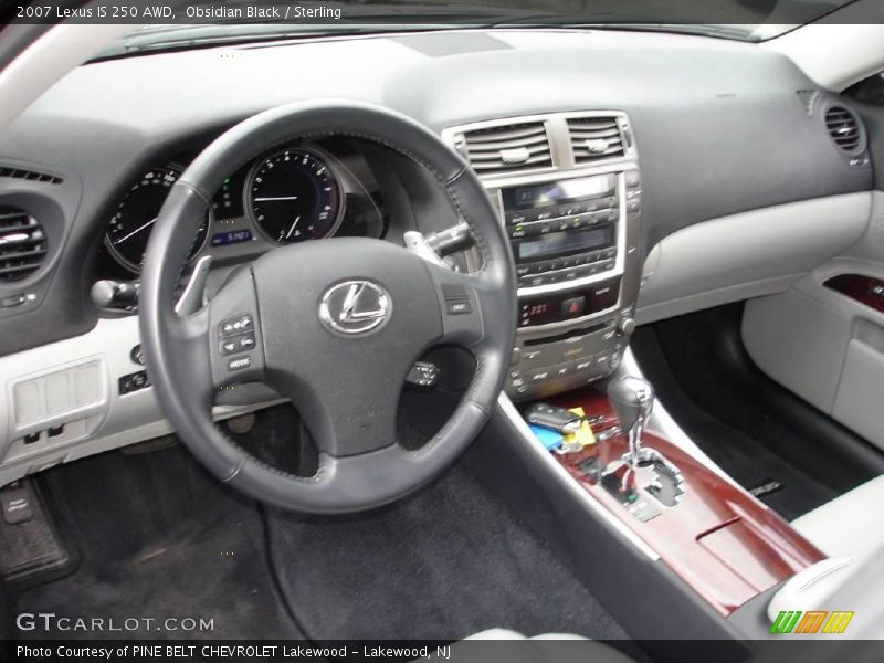 Obsidian Black / Sterling 2007 Lexus IS 250 AWD