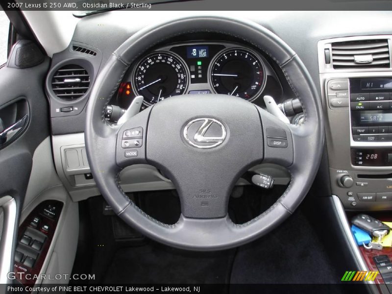 Obsidian Black / Sterling 2007 Lexus IS 250 AWD