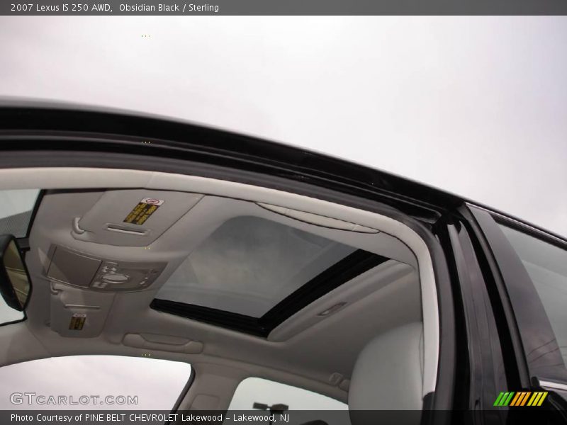 Obsidian Black / Sterling 2007 Lexus IS 250 AWD