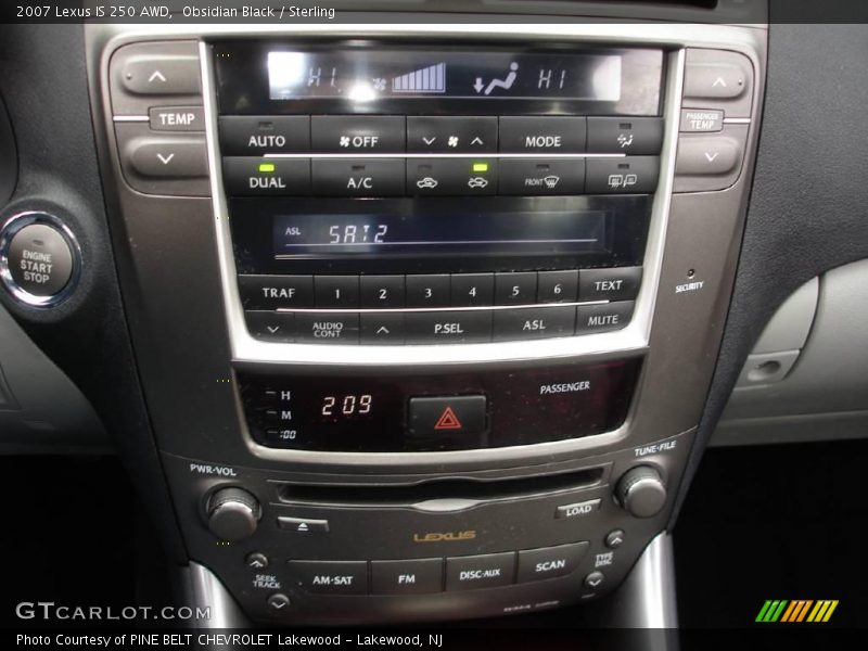 Obsidian Black / Sterling 2007 Lexus IS 250 AWD