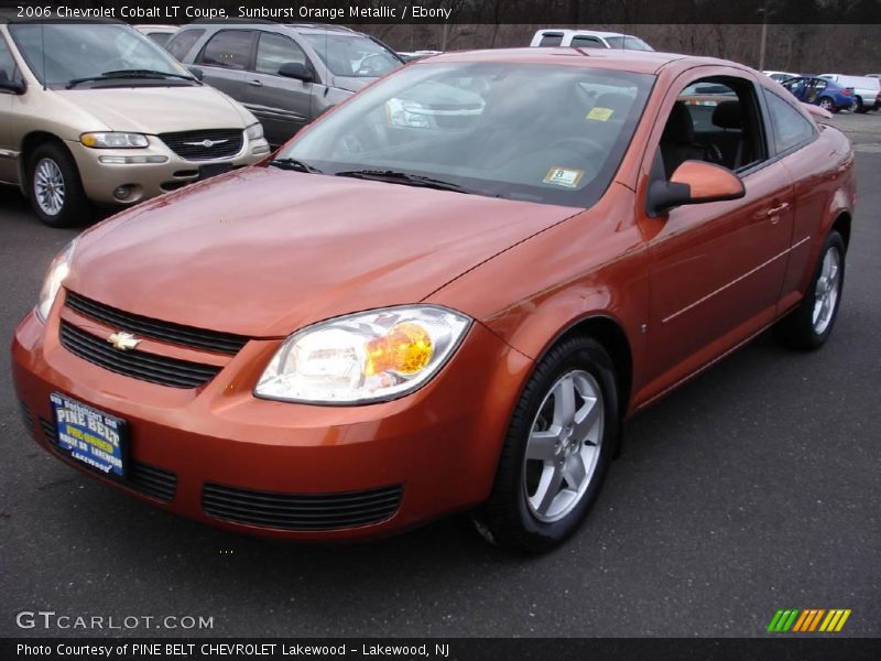 Sunburst Orange Metallic / Ebony 2006 Chevrolet Cobalt LT Coupe